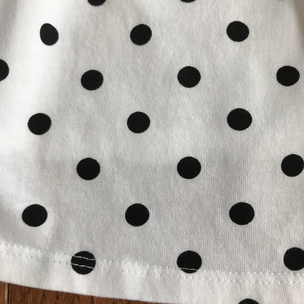 Zara Girls NWOT polka dot cotton Retro sleeveless top size 9 - Picture 5 of 12